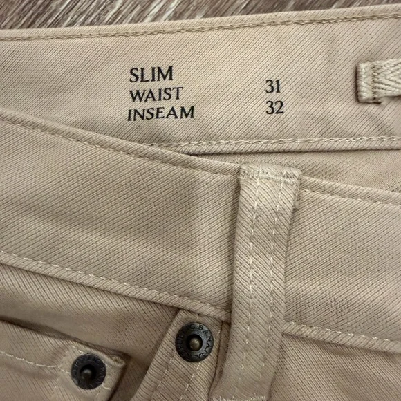 Banana Republic Men’s The Traveler Slim Fit 31 x 32 - khaki tan - Picture 7 of 9